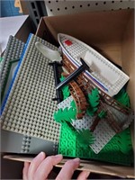 Box Lot of Various Lego Parts- Boats and More