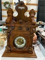 beautiful ornate antique clock