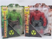 Marvel Select Red/Green Hulk Figures