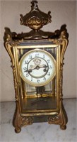 Antique Waterbury Clock Co. 1898 brass and