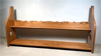 oak wall shelf- 48
