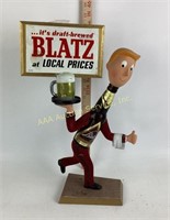 Blatz Beer Bottle Mascot Waiter Advertising