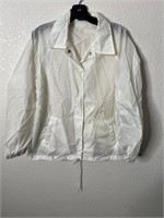Vintage White Coaches Jacket Clean