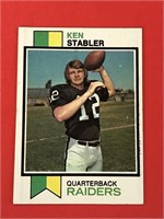 1973 Topps Ken The Snake Stabler Rookie Card