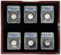 2009 6pc Territorial Proof Quarters PF-70