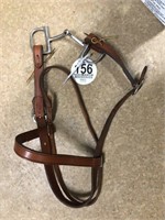 Tag #156 Leather Bridle Double Stitched w/ Bit