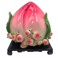 45+ lb XL Chinese Longevity Peach Statue
