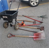 YARD TOOLS & SEEDER