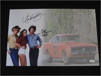 DUKES OF HAZZARD CAST SIGNED 11X17 PHOTO JSA