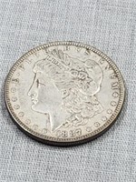 1887 Morgan Silver Dollar