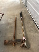 Antique Golf Clubs and Mallet