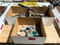 3 Boxes-Asstd Tools (Wrenches, Pry Bars, Air
