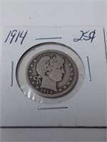 1914 Barber Quarter