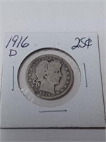 1916 Barber Quarter