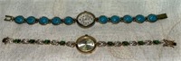 (2) Ladies Fashion Bracelet Watches: