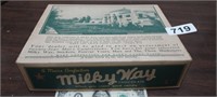 1940 MILKY WAY CANDY BAR BOX (OPENED ON BOTTOM)