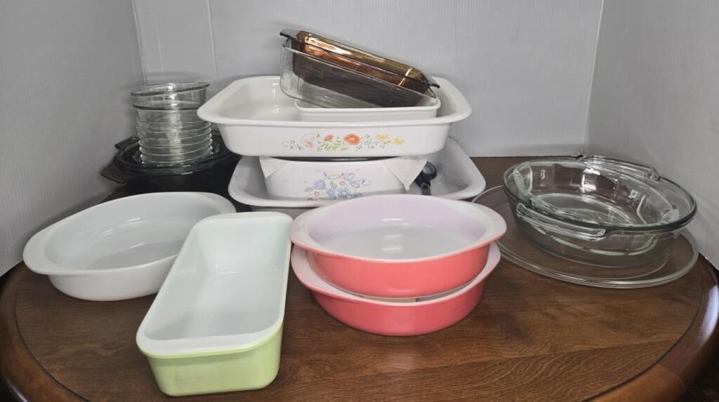 (20 PCS) PYREX & CORNINGWARE