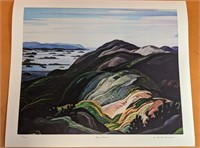 "Bay of Islands" by Franklin Carmichael, numbered