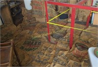 Advertising Burlap Sacks Bags. Cayuga, Eastern