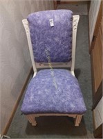 White and Purple Chair