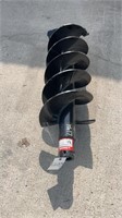 DANUSER 12INCH X4 IN AUGER  2 INCH ROUND SHAFT FA