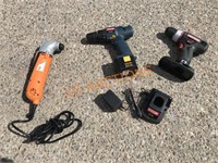 5pc-12v RyobiDrill,Battery,Charger,Grind