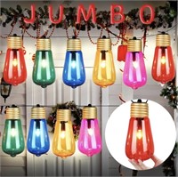 New 10Pc. Giant Colorful 8in. Light Bulbs

13.5