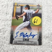 2020 Leaf X Draft Autograph Zach McCambley