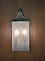 2 Pc. Double Brass Sconce