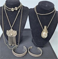 Sterling Silver Vintage Necklaces & Bracelets