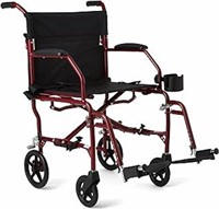 Medline Ultra Lightweight Transport Wheelchair For