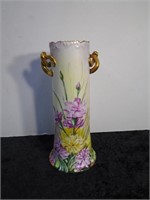 10" Floral Porcelain Vase