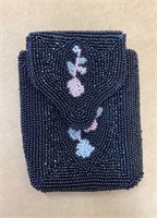 Vintage Belgian Beaded Cigarette Pouch Cover