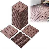 Botabay Deck Tiles 38-Pack, 12x12, Brown