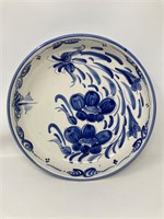 Antique Blue & White Serving Bowl