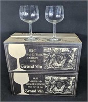 Sixteen Grand Vin Wine Glasses Made In France