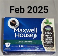 Maxwell House Decaf 12 Pods 02/2025
