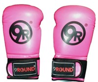 9 Round Kickboxing Fitness Sparing Pink & Black Gl