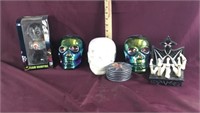 Lot Of Skull Home Decor And Halloween-Ish Items