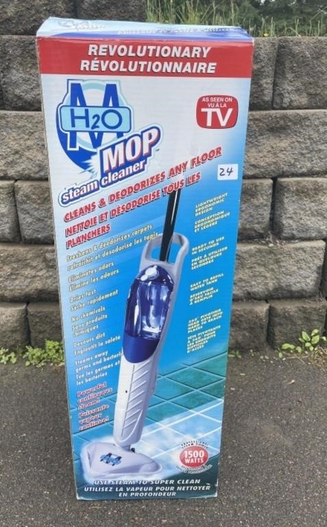 NEVER USED H2O MOP STEAM CLEANER IN PACKAGE