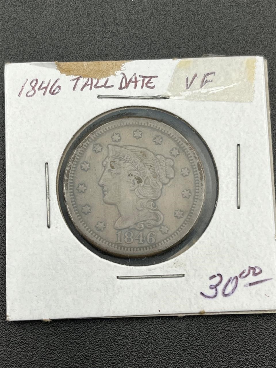 1846 Tall Date Penny