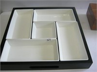 New Tray With Serving Dishes