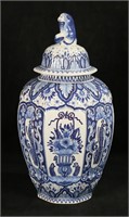 Delft Porcelain Chinoiserie Ginger Jar