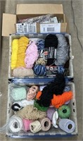 (AJ) Variety of Yarn and Craft Supplies. Bidding