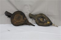 Vintage fireplace bellows, both have some