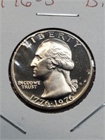 Bicentennial 1976-S Clad Proof Washington Quarter