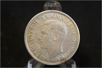 1944 Australia 2 Shillings (Florin) Silver Coin