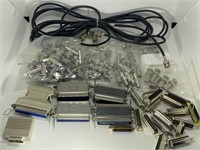 NEW Cable couplers, Adapters etc. Large lot