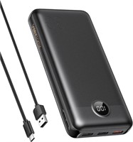 VEEKTOMX Power Bank with Built in Cables 20000mAh,