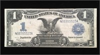 1899 Black Eagle $1 Bill  Blue Seal